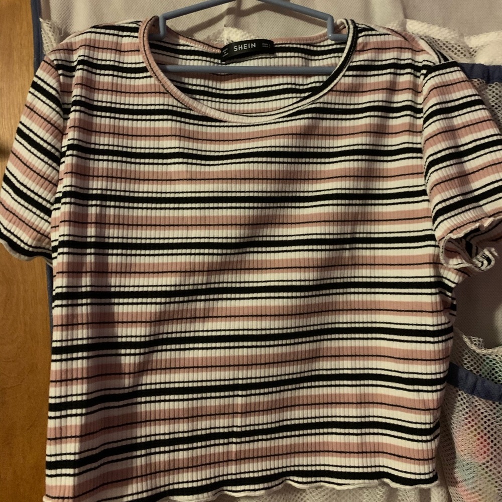 Striped crop top